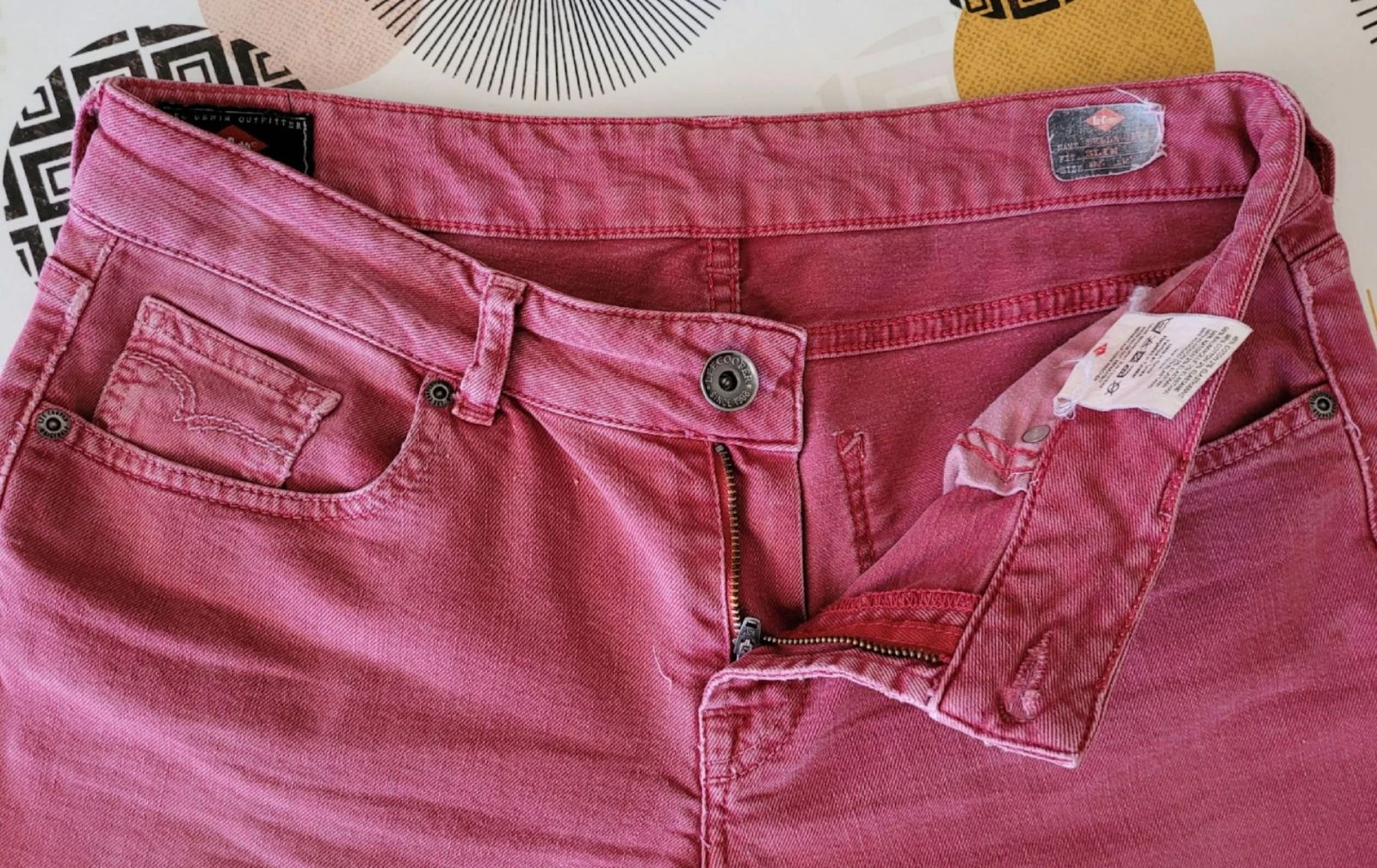 Lee Cooper Jeans TFr40/TL-Rosa-Modelo Bella Capri-Corte Skinny-BE – photo 7